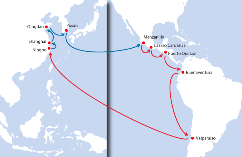 航线快讯！PIL和WHL、YML将推出全新南美西直航！7月13日首航