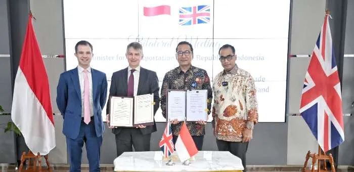 印尼和英国就有关 航运和造船合作达成一致