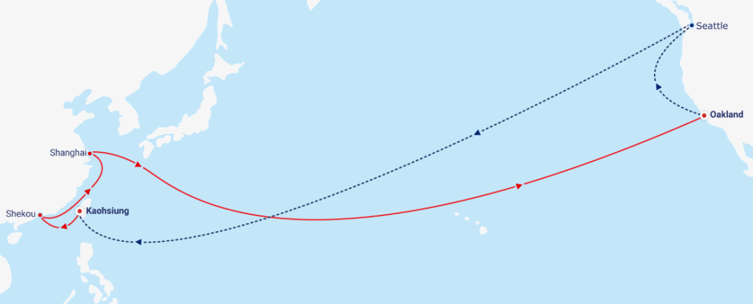 航线快讯！CMA将取消美西直航GGB航线！最后一次航行将于11月5日上海结束